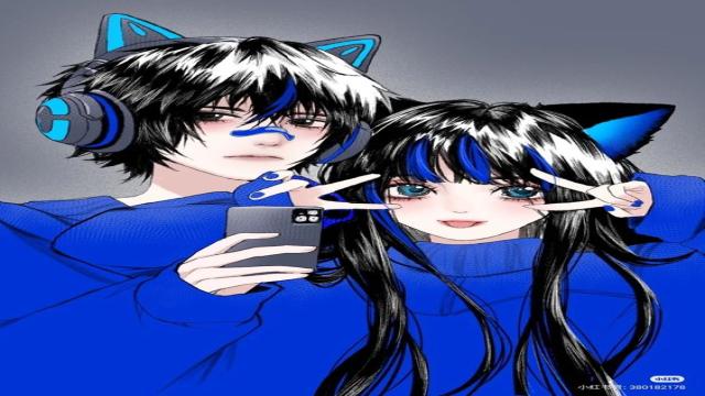avatar cặp anime rời ngầu